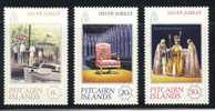 1977 Pitcairn Islands Complete MNH Set Of 3"Silver Jubilee" Scott # 160-162 - Pitcairneilanden