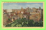 PHILADELPHIA, PA. - SKYLINE FROM RITTENHOUSE SQUARE - CARD TRAVEL IN 1948 - - Philadelphia