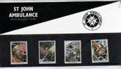 GRANDE BRETAGNE     Série St John Ambulance    Neuf ** Y. Et T. N° 1270/1273.  Présentation Royal Mail  Cote: 6,00 Euros - Presentation Packs