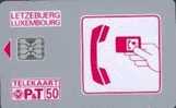 # Luxembourg L3A Red Logo  - SC01 50 Sc5 07.91  Tres Bon Etat - Luxemburgo