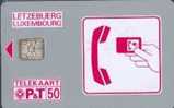 # Luxembourg L3B Red Logo  - SC01 50 Sc6 07.91  Tres Bon Etat - Luxembourg