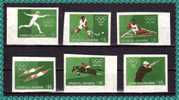 Saint Marin 1960 Sport Du Feuillet 10   Neuf X X Non Dentele  6 Valeurs - Unused Stamps