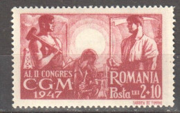 Rumänien; 1947; Michel 1090 **; CGM - Nuovi