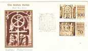23245)lettera F.d.c Golden Series Con 70£+400£ Vaticane Da Roma A Città Il 9-12-1977 - Storia Postale