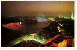 CANADA Niagara Falls At Night Cpa Couleur - Cartoline Moderne