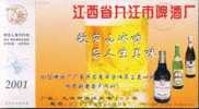 Jiujiang Beer   , Prepaid Card    , Postal Stationery - Cervezas