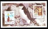 ARGENTINA 1987 ANTARCTICA,PENGUIN BLOCK,MNH. - Pinguini