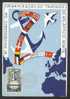 PORTUGAL III Aniversario Da OTAN 1952 Maximum Postcard / Carte Maximum - Maximum Cards & Covers