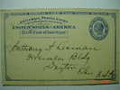 7948 REPLY  POSTAL CARD REPONSE CIRCULATED   2 CENTS UNITED STATES U.S.A YEARS  1900 - ...-1900