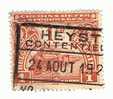 CF 115 GRAND RECTANGLE   HEYST  CONTENTIEUX / N°..../.....         DROIT - 1915-1921