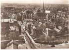 Cpsm  Vue Aérienne Ed Lapie, Montargis , Le Pont Du Canal Et L'église Ste Marie Madeleine - Montargis