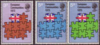 Grande-Bretagne - Y&T  675 à 677 (SG  919 à 921) ** (MNH) - European Communities - Unused Stamps