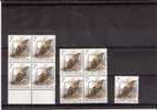 BELGIQUE : 1990:PO 818 GV:x9.NSC.Moineau Friquet..2 Blocs De 4 + 1. - Moineaux