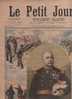 LE PETIT JOURNAL 9 AOUT 1896 - GENERAL D´ARTILLERIE JAMONT - MONUMENT SAINT QUENTIN - Le Petit Journal