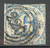 Thurn & Taxis 1860 Mi 33 Type IB Ziffern Im Kreis Deluxe Vierring Stempel "220" Frankfurt €40,- ++ - Gebraucht