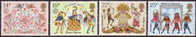 Grande-Bretagne - Y&T  972 à 975 (SG 1143 à 1146) ** (MNH) - Europa Folklore - Unused Stamps