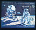 3891A Bulgaria 1990 Space Research BLOCK Imperf ** MNH / Astronaut Neil Armstrong Auf Dem Mond (Apollo 11. 1969) - United States