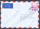 Austria Flugpost Air Mail Par Avion Wiener Neustedt 1976 Cover To Kopenhagen Dänemark Almsee - Andere & Zonder Classificatie