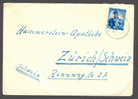 Austria Graz Cancel 1954? Cover To Apotheke In Zürich Schweiz Switzerland 2.40 Trachten - Briefe U. Dokumente