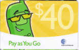 St. Vincent & The Grenadines, $40, Pay As You Go, 2 Scans. - St. Vincent & Die Grenadinen