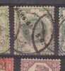 GB Great Britain, Classic.1887.used. Mi.97,One Shilling  Heavy Cancelation .Green 2 - Oblitérés