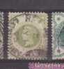 GB Great Britain, Classic .1887.used. Mi.97,One Shilling  Heavy Cancelation .Green 2 - Used Stamps