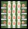 Romania 2007, WORLD STAMPS EXHIBITION EFIRO 2008, 3 M/S OF 12 STAMPS EACH 8 TABS,MNH, - Ganze Bögen