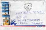 Côte D'Ivoire: 2008 Jolie Lettre Avion Avec Timbres JO D'Athène, La Lutte - Lotta