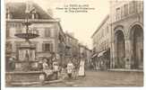 38 - LA TOUR-du-PIN  -  Place De La Sous-Prefecture Et Rue Centrale - Animée - La Tour-du-Pin