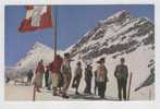 JUNGFRAUJOCH.  PLATEAU MIT ROTTALHORN UND JUNGFRAU - Au