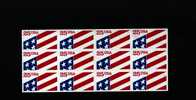 UNITED STATES - 1990  FLAG  SHEETLET  MINT NH - 3. 1981-...