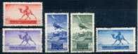 LEBANON 1949 75° Ann. UPU Cpl Set Of 5 Value Yvert Cat N° 45-47+Air 55-56 Mint Ligthly Hinged - U.P.U.