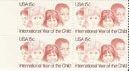 US Scott 1772 - Block Of 4 - Year Of The Child 15 Cent - Mint Never Hinged - Blocs-feuillets