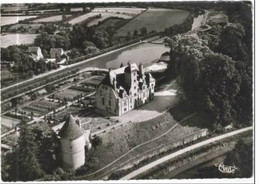 CHATILLON EN BAZOIS   Vue Aérienne Sur Le Château Et La Gare Du Canal - Chatillon En Bazois