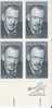 US Scott 1773 - Zip Block Of 4 - John Steinbeck 15 Cent - Mint Never Hinged - Blocs-feuillets