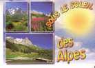 SOUS LE SOLEIL  DES ALPES  -  3 Vues -  Soleil & Montagne  - N° PE   479 - Rhône-Alpes