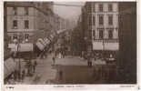 Rppc GLASGOW SCOTLAND Argyle Street BUSINESS ST Tobacco SHOP Shaving PARLOUR Multi- Shops 1907 - Lanarkshire / Glasgow