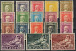 Delcampe - 1930. Edifil 499-516* Goya Correo Terrestre Serie Completa En Nuevo - Ungebraucht
