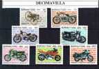 BURKINA FASO, 1985, 653/55 + A290/93, MOTOS - Motorbikes