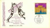 ISRAEL  1971 BASKETBALL   POSTMARK - Basket-ball