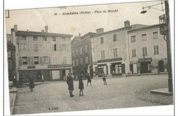 CONDRIEU   Place Du Marché (un Pli Léger En Haut Vers Gauche Milieu) - Condrieu