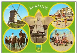 KOKSIJDE-COXYDE-MULTIVUES -moulin-chevaux-vélos-voilier - Koksijde