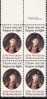 US Scott 1789 - Copyright Block Of 4 - John Paul Jones 15 Cent - Mint Never Hinged - Blocchi & Foglietti