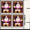 US Scott 1800 - Zip Block Of 4 - Christmas 1979 Santa Claus 15 Cent - Mint Never Hinged - Blocs-feuillets