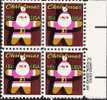 US Scott 1800 - Copyright Block Of 4 - Christmas 1979 Santa Claus 15 Cent - Mint Never Hinged - Blocks & Kleinbögen