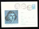 NICOLAUS COPERNIC - ASTRONOMER & MATHEMATICIAN 1973 Cover Stationery Romania. - Astrology