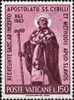 20488) 11º Centenario Dell'apostolato Dei Santi Cirillo E Metodio - 22 Novembre 1963 Serie Completa Usata Di 3 Valori - Unused Stamps
