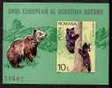 Wildlife ( Faune, Tierwelt ), Romania Sc2942-7 S/S Bear - Ours