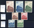 1941, Chemin De Fer, Trains Et Ponts, N° 174 / 80 **  ++ C.43,75 €  Postfrich ++ - Mint/Hinged