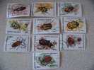 TIMBRES ROUMANIE INSECTES - Gebraucht